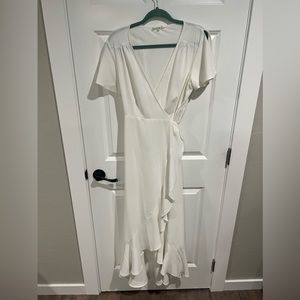 White Wrap Dress